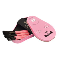 Set de 5 Pinceaux avec boite BarbaPapa 3xCE rose