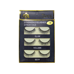 Faux cils 3D GLAM N°38