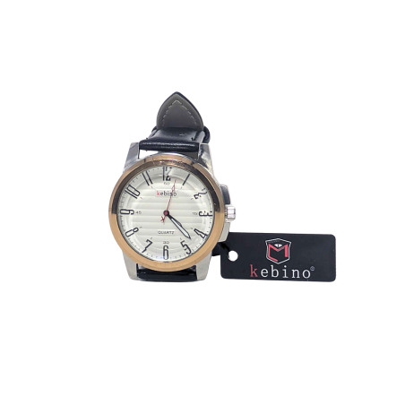 Montre Homme KEBINO Fond Blanc Noir