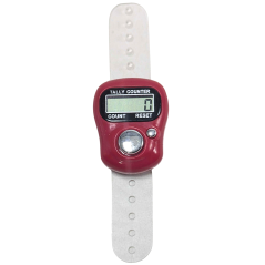 Chapelet Electronique / Finger Counter Rouge