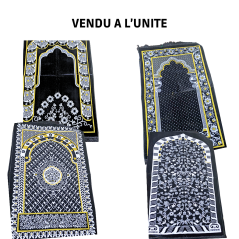 Tapis de Prière en Velours Al BADRI Noir