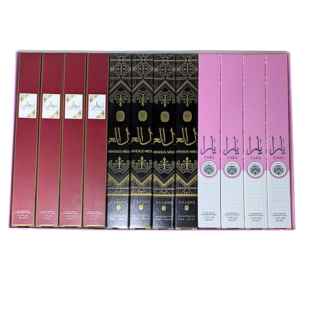 Paquet 23 eau de parfum mélange de Yarah / Luminous Melody /Ameeratr Al Arab