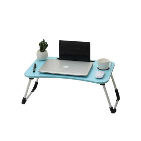Mini table ordinateur Bleu 23,5 cm x 14cm