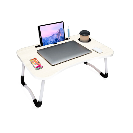 Mini table ordinateur Beige clair 23,5 cm x 14cm