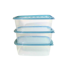 Boîte en plastique 3 pièces Vert