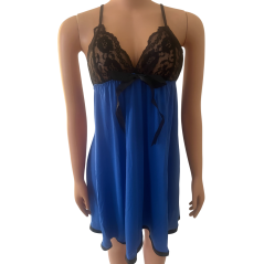 Lingerie bleu noir Kay Fii 2817 Big size