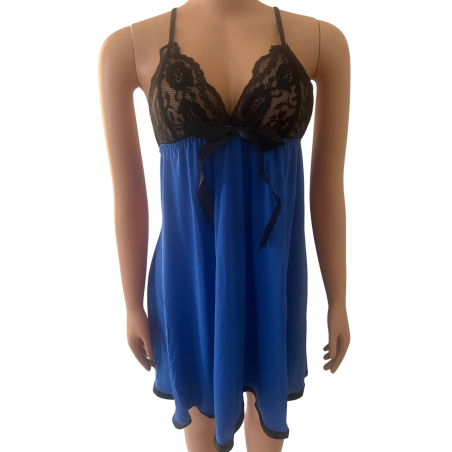 Lingerie bleu noir Kay Fii 2817 Big size