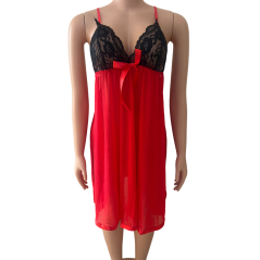 Lingerie rouge noir Kay Fii 2817 Big size