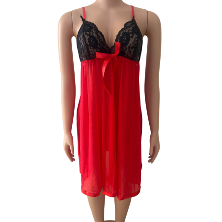Lingerie rouge noir Kay Fii 2817 Big size