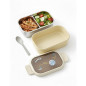 Boîte à lunch avec cuillère beige