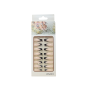 Faux-ongles 12 pièces fan rose beige
