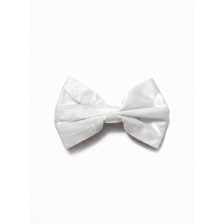 Barrette à nœud Lady bosse Blanc