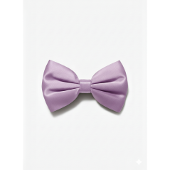 Barrette à nœud Lady boss Mauve