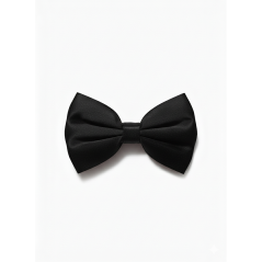 Barrette à nœud Lady boss Noir