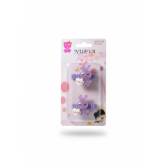 Lot de 2 chouchous love rose mauve