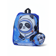 Sac à dos préscolaire Panda Bleu