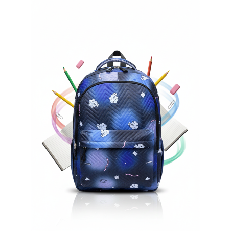 Sac à dos Le Solide Bleu Noir N°2