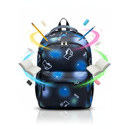 Sac à dos Le Solide Bleu Noir N°1