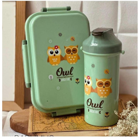 Lunch box + gourde + 1 cuillère Prince 