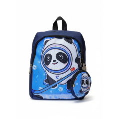 Sac à dos préscolaire Panda Bleu Foncé