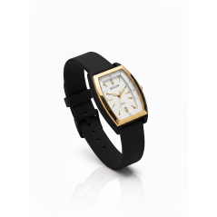 Montre femme BOLUN noir fond blanc
