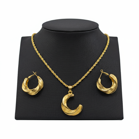 Ensemble plaqué or Daba Thiam 1