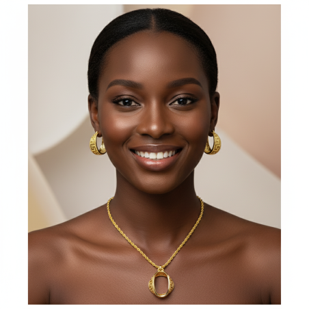 Ensemble plaqué or Daba Thiam 2