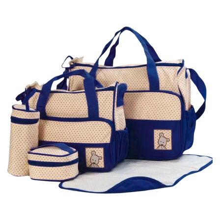 Sac pour bébé 4pcs beige bleu