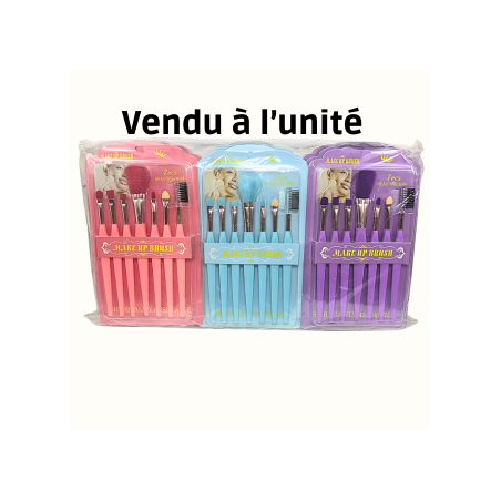 Set de 7 pièces pinceaux MAKE UP BRUSH