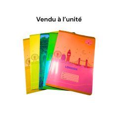 Cahier couverture polypro - grand format - 100 pages