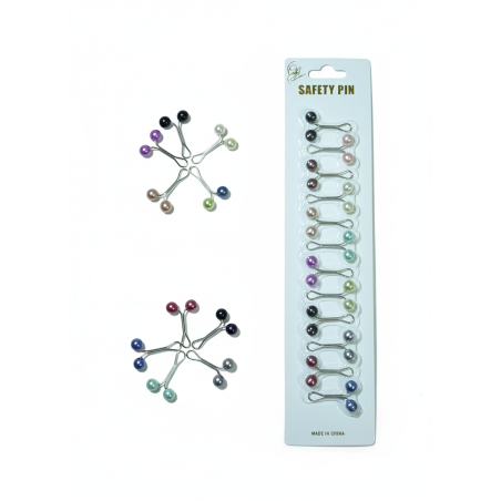 Paquet de 12 attaches voile hijab