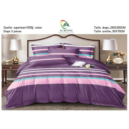 Drap 3 pièces AL MOUNA N°09