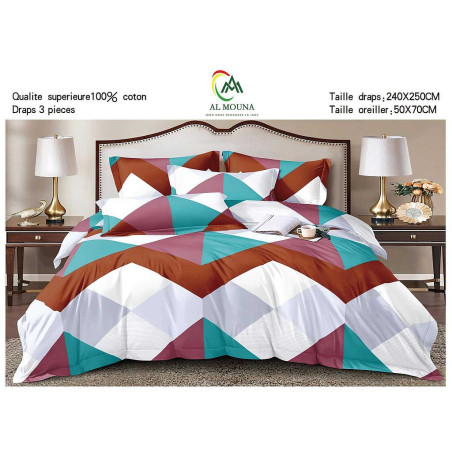 Drap 3 pièces AL MOUNA N°10