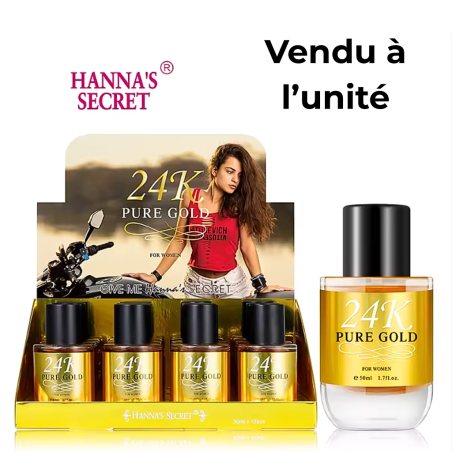Parfum Femme 24K Pure Gold 50ML