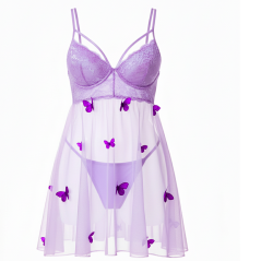 Lingerie Mala Nop taille standard Mauve