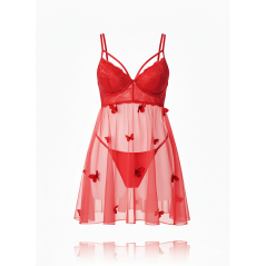 Lingerie Mala Nop taille standard Rouge