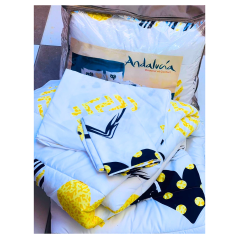 Couette + 1 drap + 2 taies d'oreillers ANDALUCIA 6