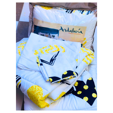 Couette + 1 drap + 2 taies d'oreillers ANDALUCIA 6