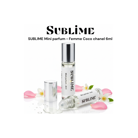 SUBLIME Mini parfum - Femme Coco chanel 6ml