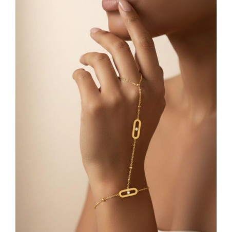 Bracelet BB Binta 2 plaqué or