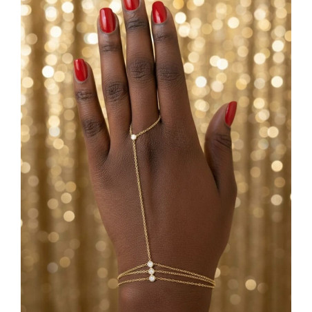 Bracelet BB Binta 3 plaqué or