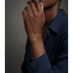 Bracelet BB Binta 4 plaqué or