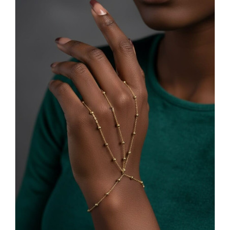 Bracelet BB Binta 5 plaqué or