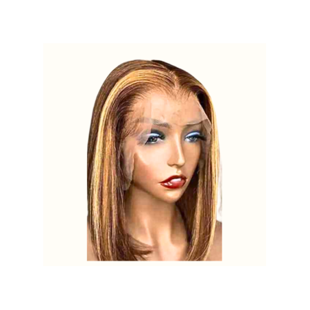 Cheveux naturels raides longueur 12 Piano