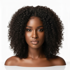Perruque cheveux frisés Brésilien Deep longueur 12 Perruque cheveux frisés Brésilien Deep longueur 12