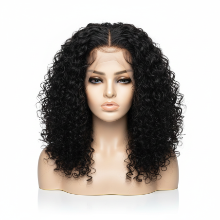 Perruque cheveux frisés Vietnamien longueur 14