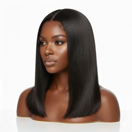 Perruque cheveux Vietamien raides longueur 14
