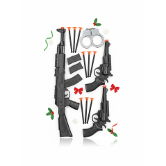 Set police pour enfant avec 5 accessoires