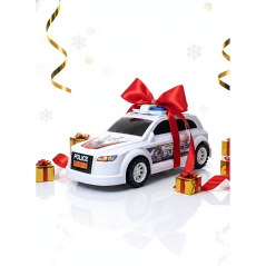 Voiture de police - blanche - Aventure pour enfant