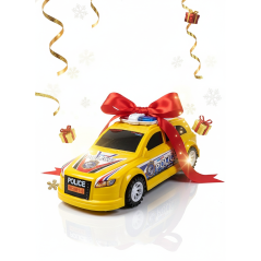 Voiture de police - jaune - Aventure pour enfant